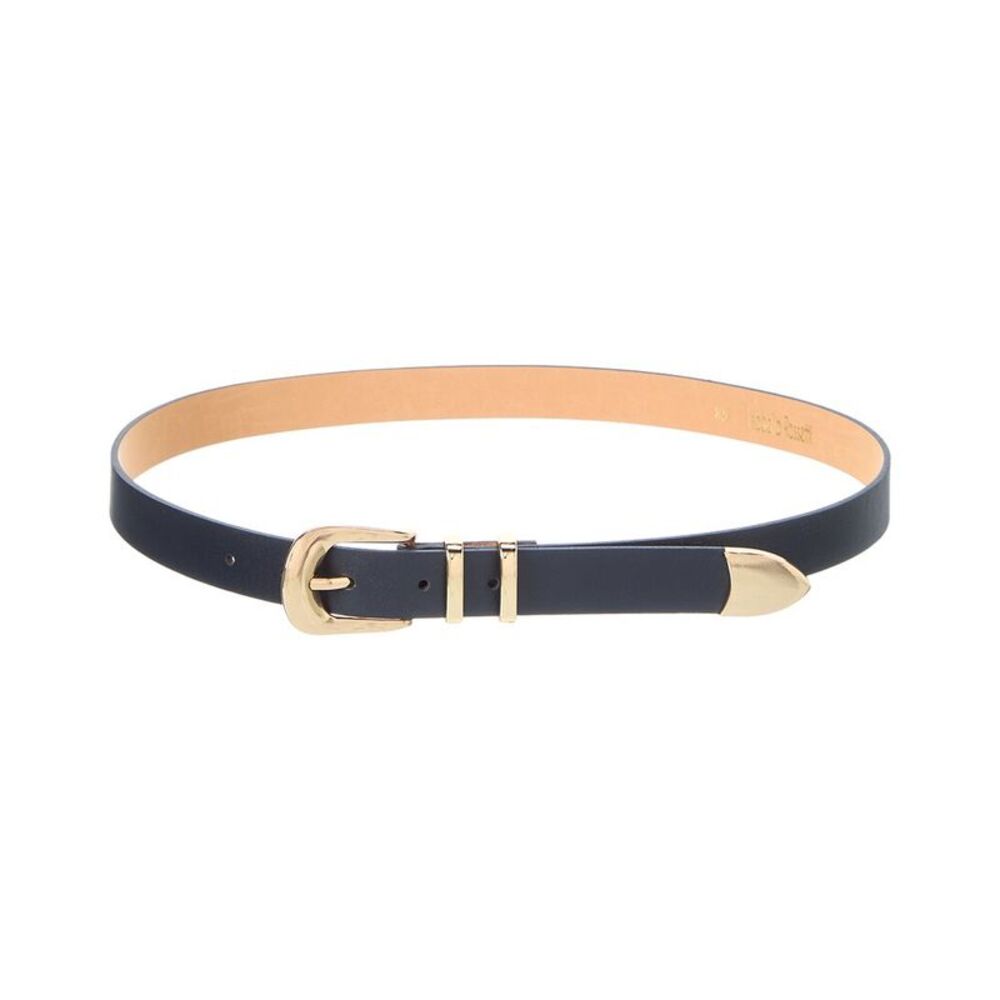 Isabella Rossetti Eira Leather Belt, Blue